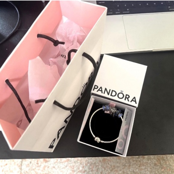 Pandora Blue Charm Bracelet5 Charms, Dreamcatcher 💙 Gift Set – NWT 394